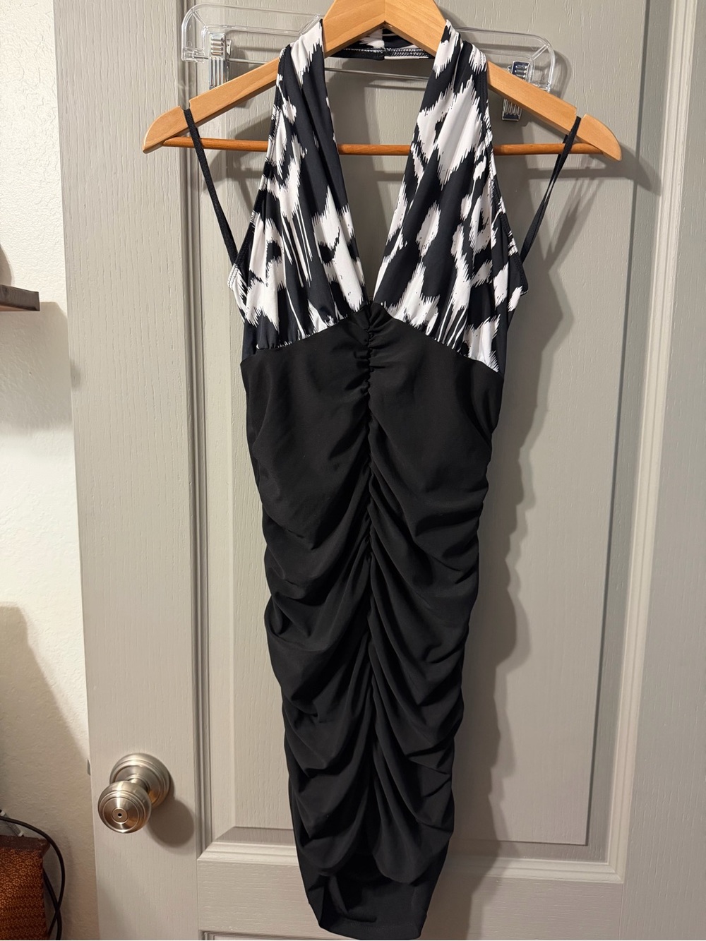 Charlotte Russe Halter Ruched Women’s Dress medium